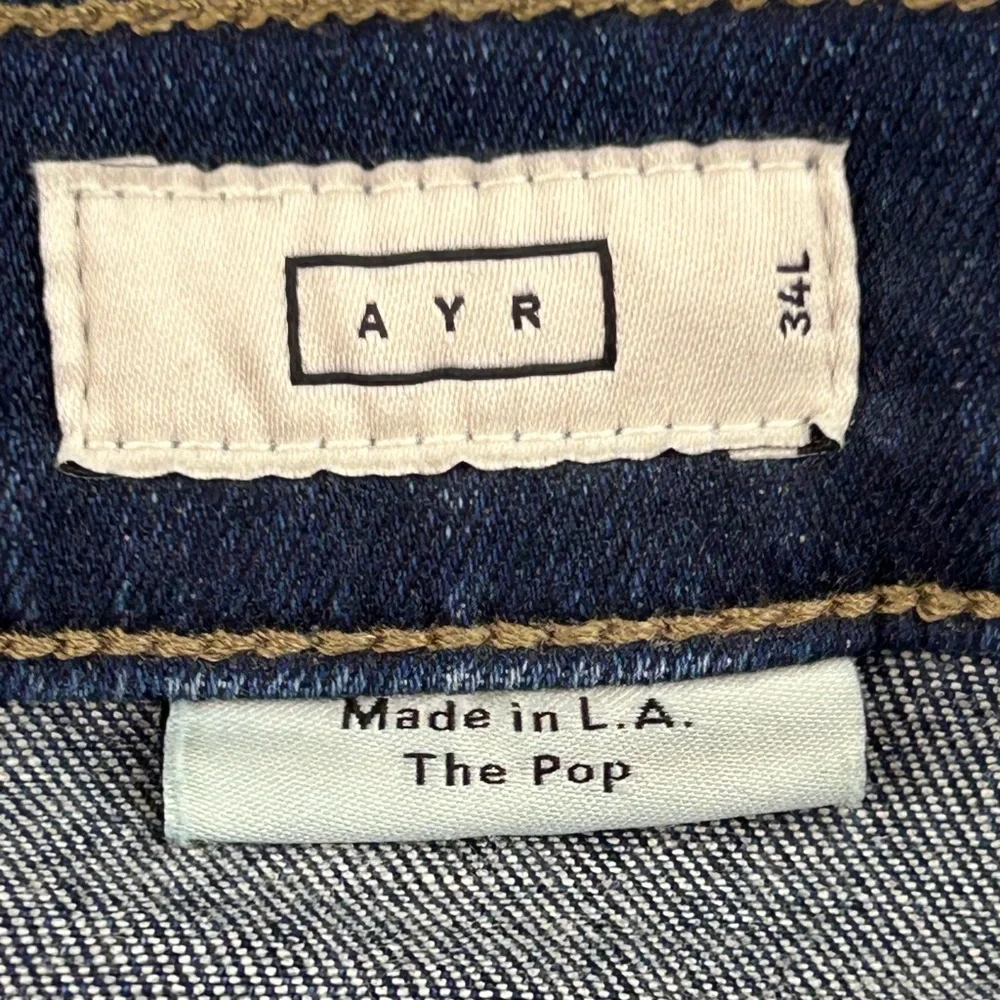 AYR The Pop Womens Straight-leg Jeans Size 34L
